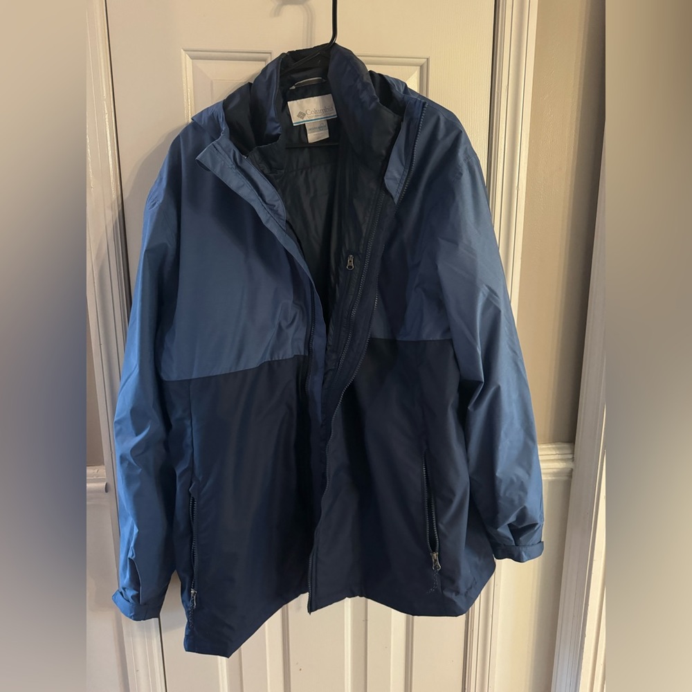 Columbia Interchange Coat with zip in liner